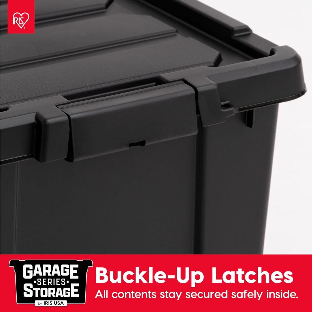 1750225560 iris usa 20 gallon lockable storage bins with lids 6 pack made in usa heavy duty stackable containers garage organizing bins moving tubs rugged sturdy equipment utility box black.jpg