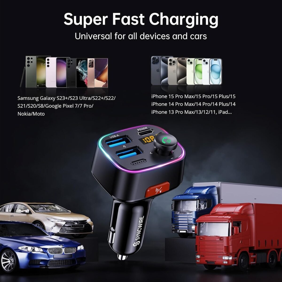 1750236791 syncwire bluetooth 5.4 fm transmitter car adapter 48w pd 36w 12w light switch hifi bass sound fast charging wireless radio music adapter led display hands free calling support usb drive.jpg