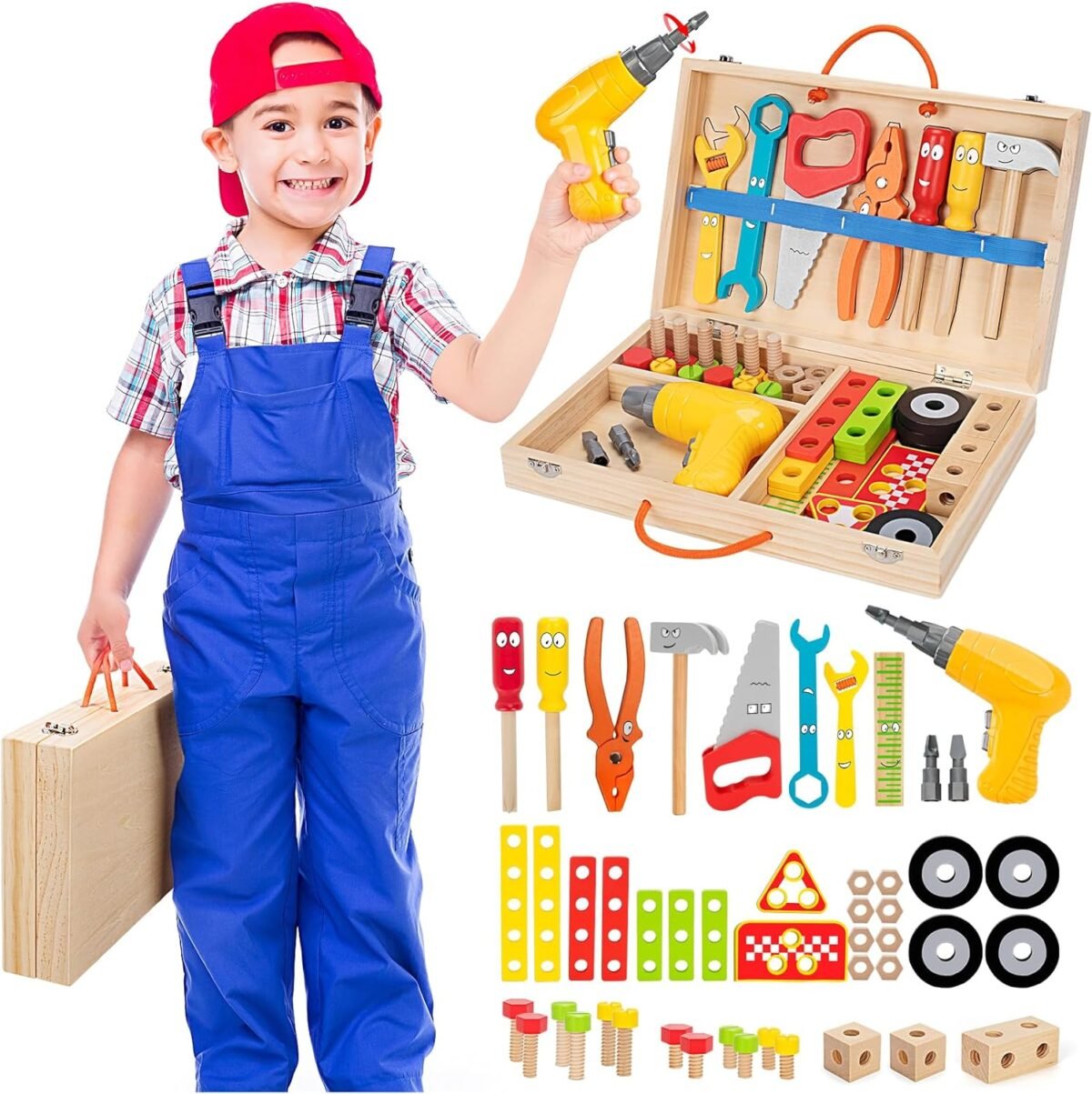 1750244562 kids tool set with electric drill 46 pcs wooden toddler play tools set with tool box montessori stem educational construction building toy for 3 4 5 6 year old boys girls birthday gifts.jpg