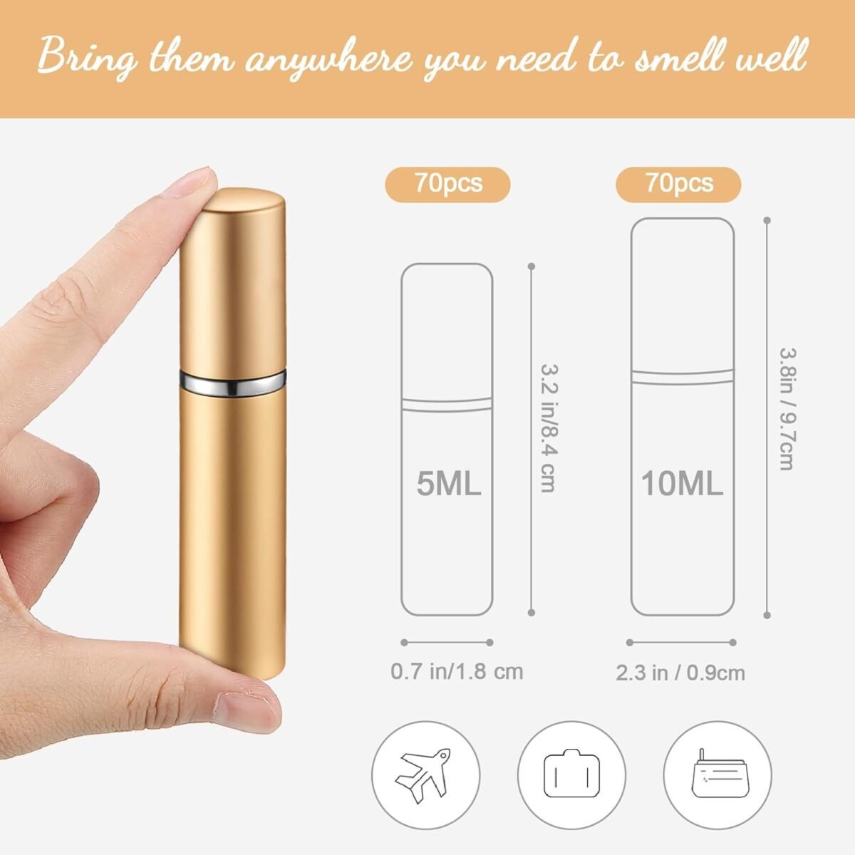 1750262107 140 pcs 5ml 10 ml refillable perfume atomizer mini refillable travel spray bottle portable bottle bulk with 140 pcs perfume dispenser pump transfer tool for outgoing.jpg