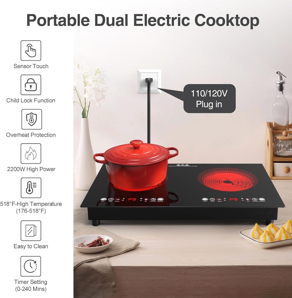 1750275470 vbgk electric cooktop110v 24 inch 2 burner electric cooktopbuilt in and countertop stove top2200w stove9 power levels kids lock timerled touch controloverheat protection.jpg