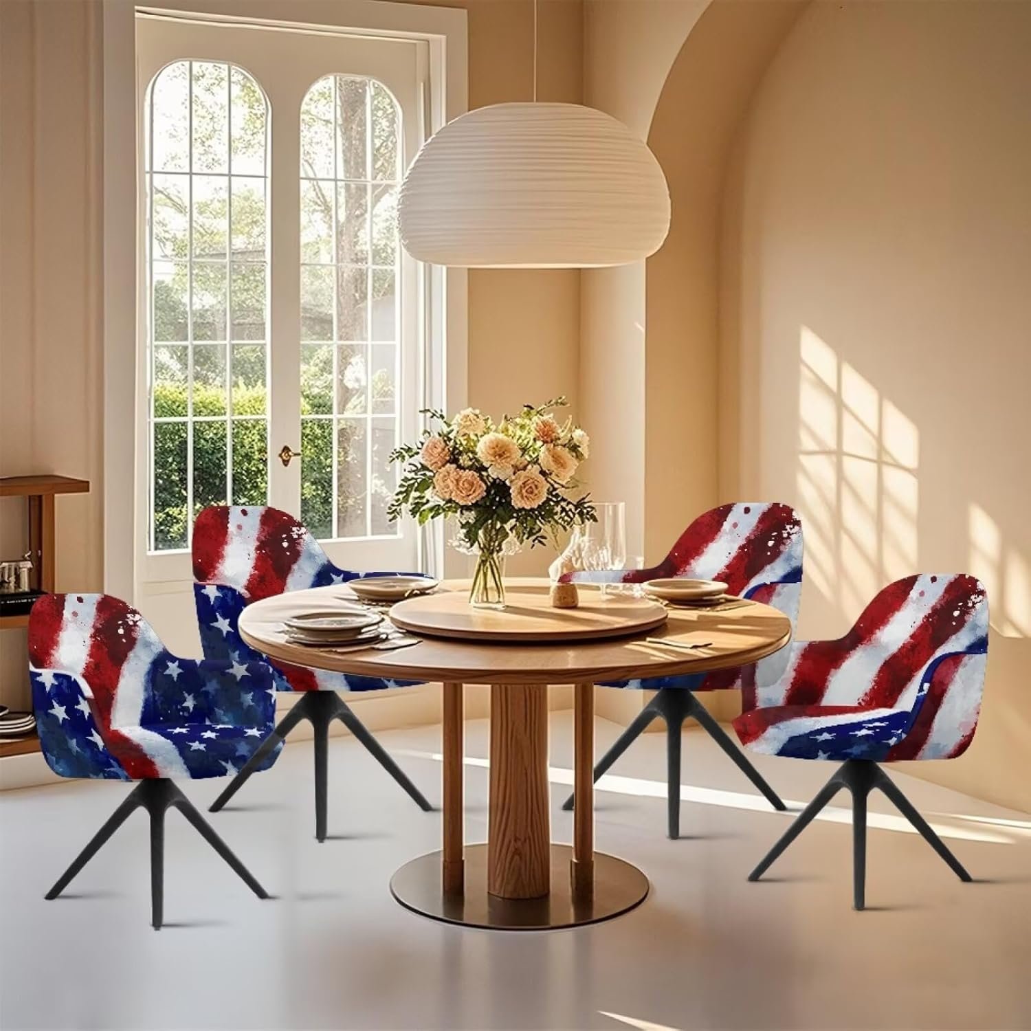 1750326729 watercolor american flag print accent dining chair cover removable swivel office chair slipcover mid back armchair slipcover for home living room decoration.jpg