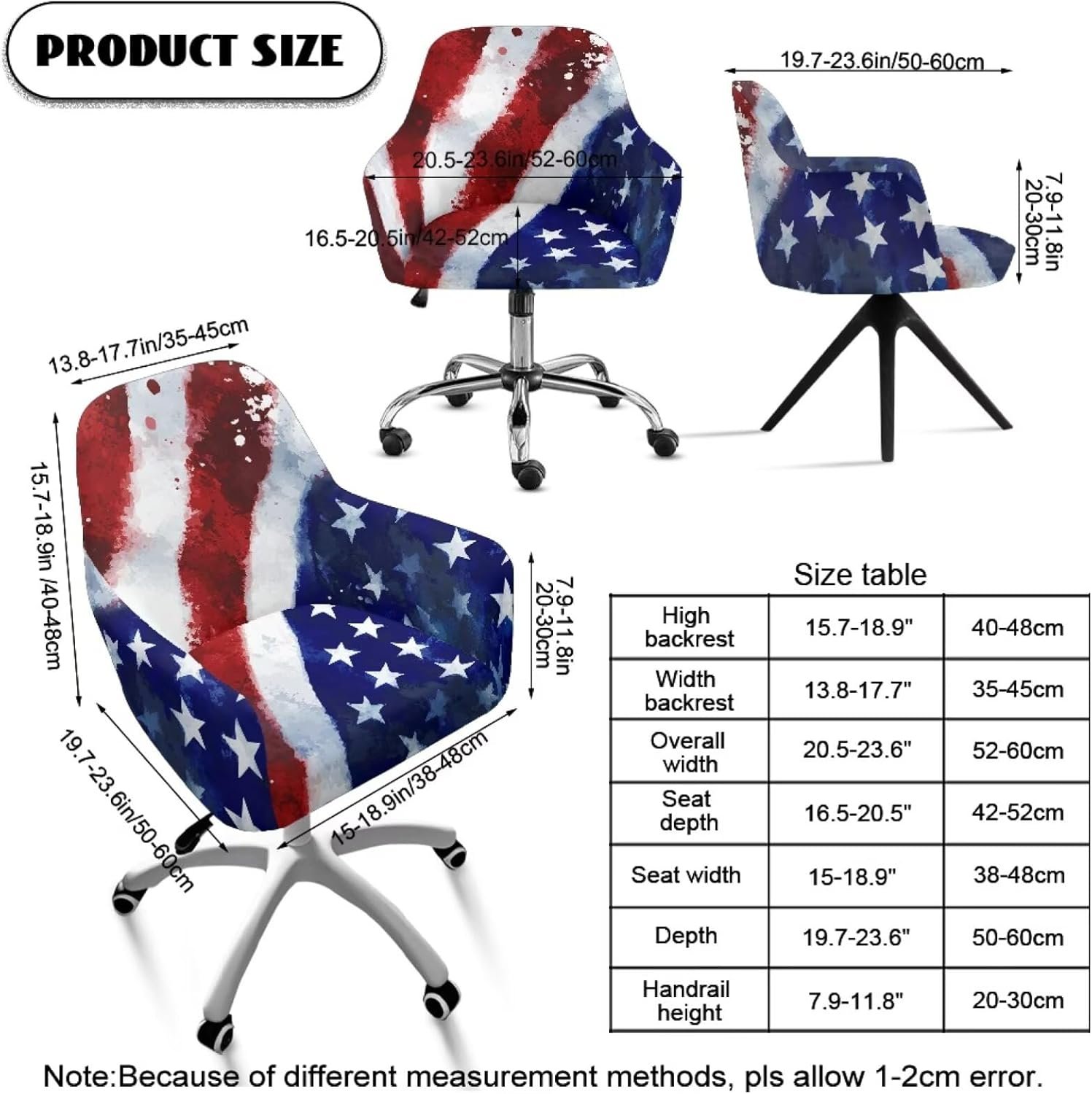 1750326735 watercolor american flag print accent dining chair cover removable swivel office chair slipcover mid back armchair slipcover for home living room decoration.jpg