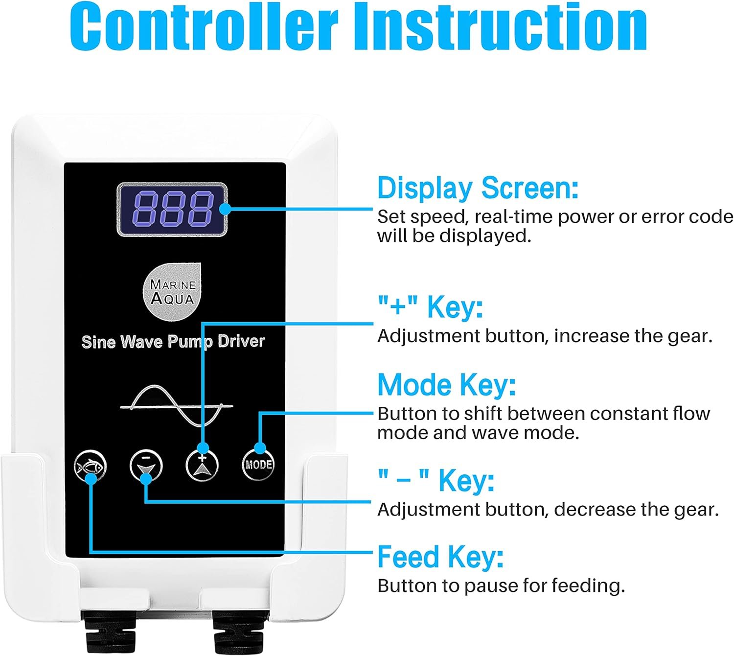 1750332206 orlushy dc 4000 silent swirl controllable dc aquarium pump 25w 1050gph marine wavemaker return pump with sine wave controller for saltfreshwater coral reef fish tank sump circulation.jpg