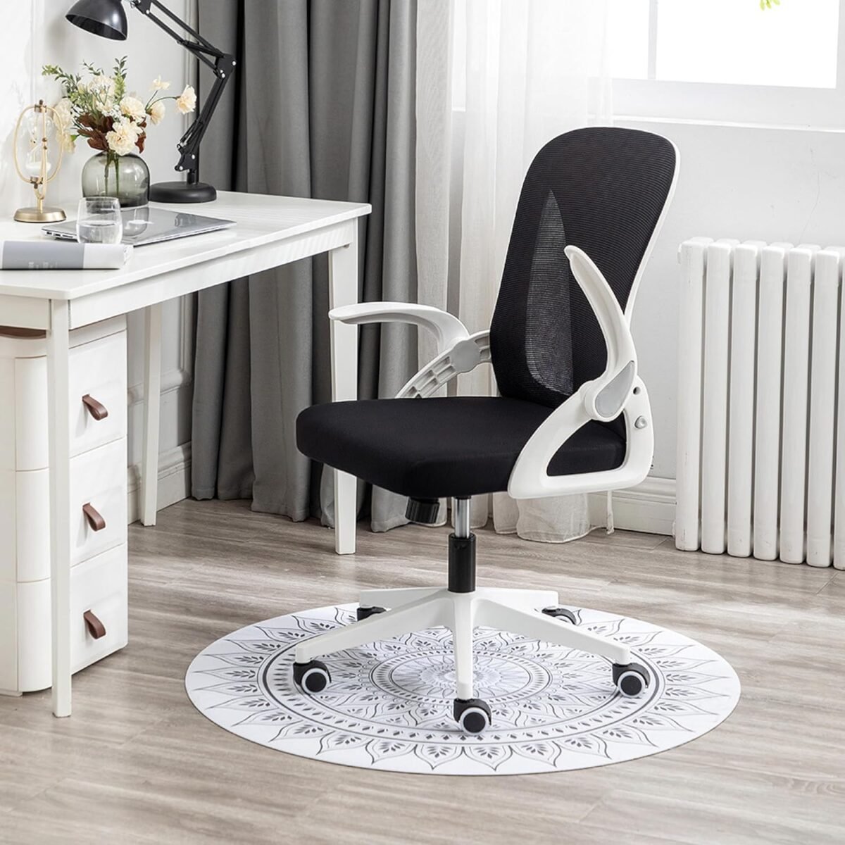1750352414 tervo model s folding office chair for small spaces gaming chair for adults kids ergonomic mesh computer chair for bedroom desk chair for home work white black.jpg