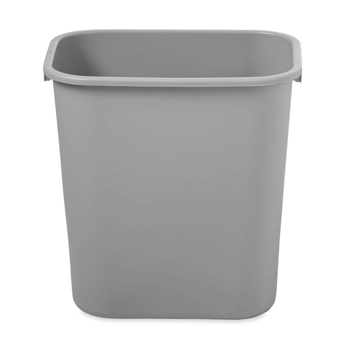 1750374033 rubbermaid commercial products resin wastebaskettrash can 7 gallon28 quart gray plastic for bedroombathroomoffice fits under desksinkcabinet.jpg