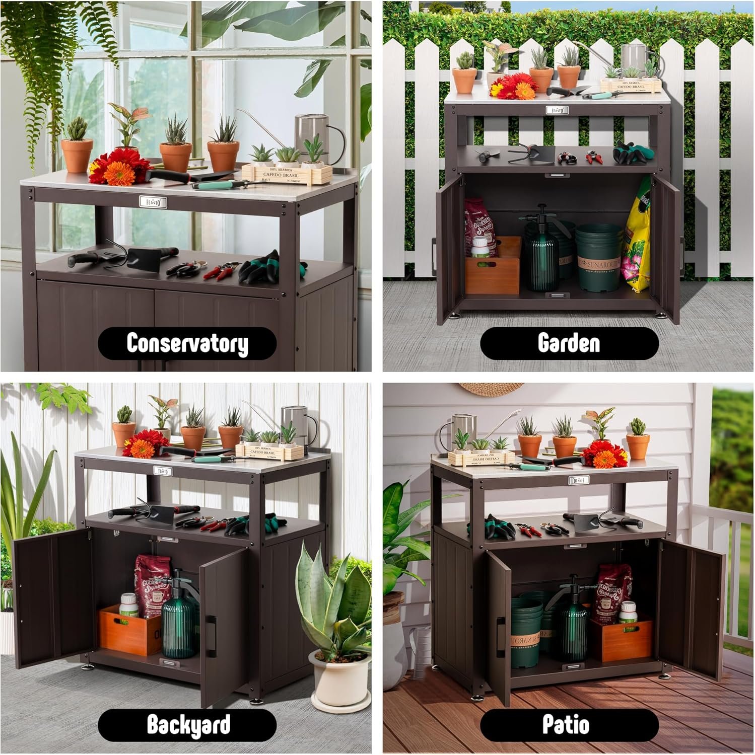 1750385165 garden potting bench with storage cabinetoutdoor gardening table work bench for plants horticultureoutdoor workstation with stainless steel tabletopoutdoor work table.jpg