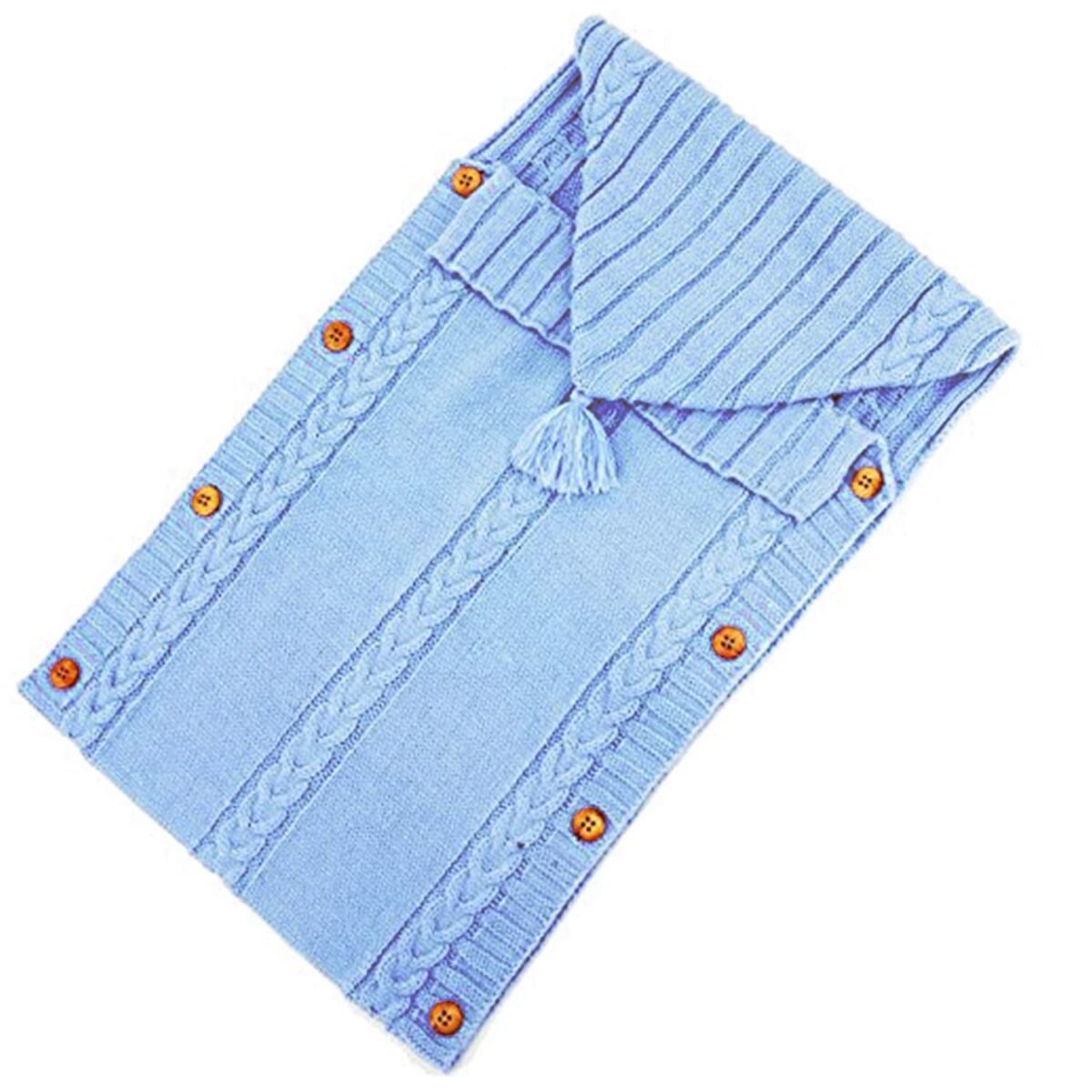 1750387962 xmwealthy newborn baby wrap swaddle blanket knit sleeping bag receiving blankets stroller wrap for babylight blue 0 6 month.jpg