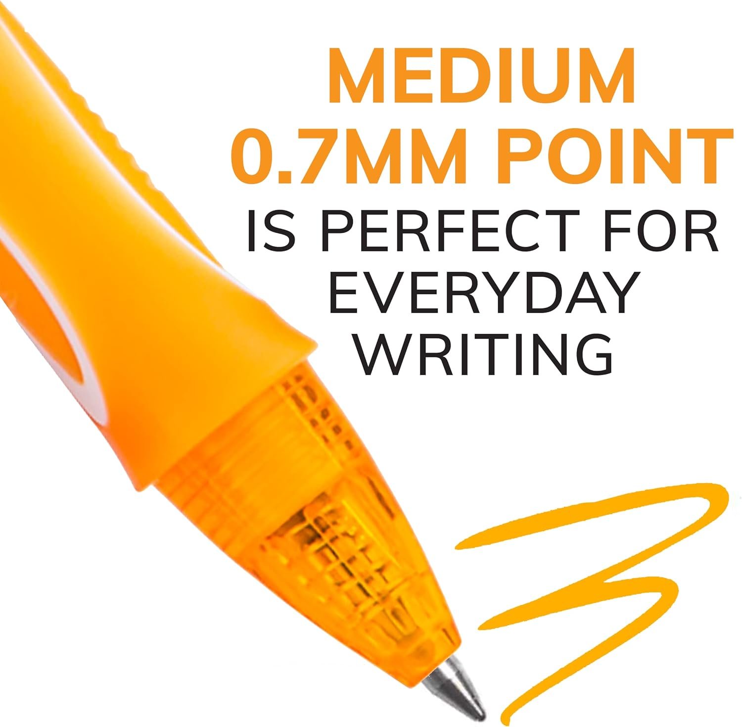 1750395737 bic gelocity quick dry assorted colors gel pens medium point 0.7mm 8 count pack retractable gel pens with comfortable full grip.jpg