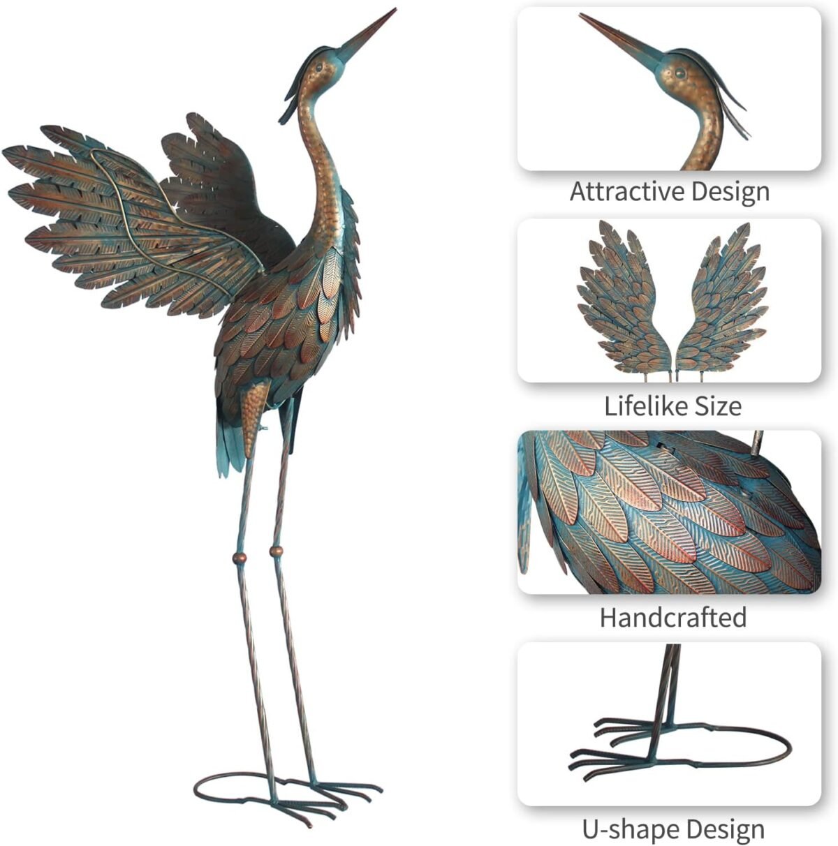 1750423936 metal heron yard art standing garden sculptures statues for outdoor decor 38 42 inch set of 2 copper.jpg