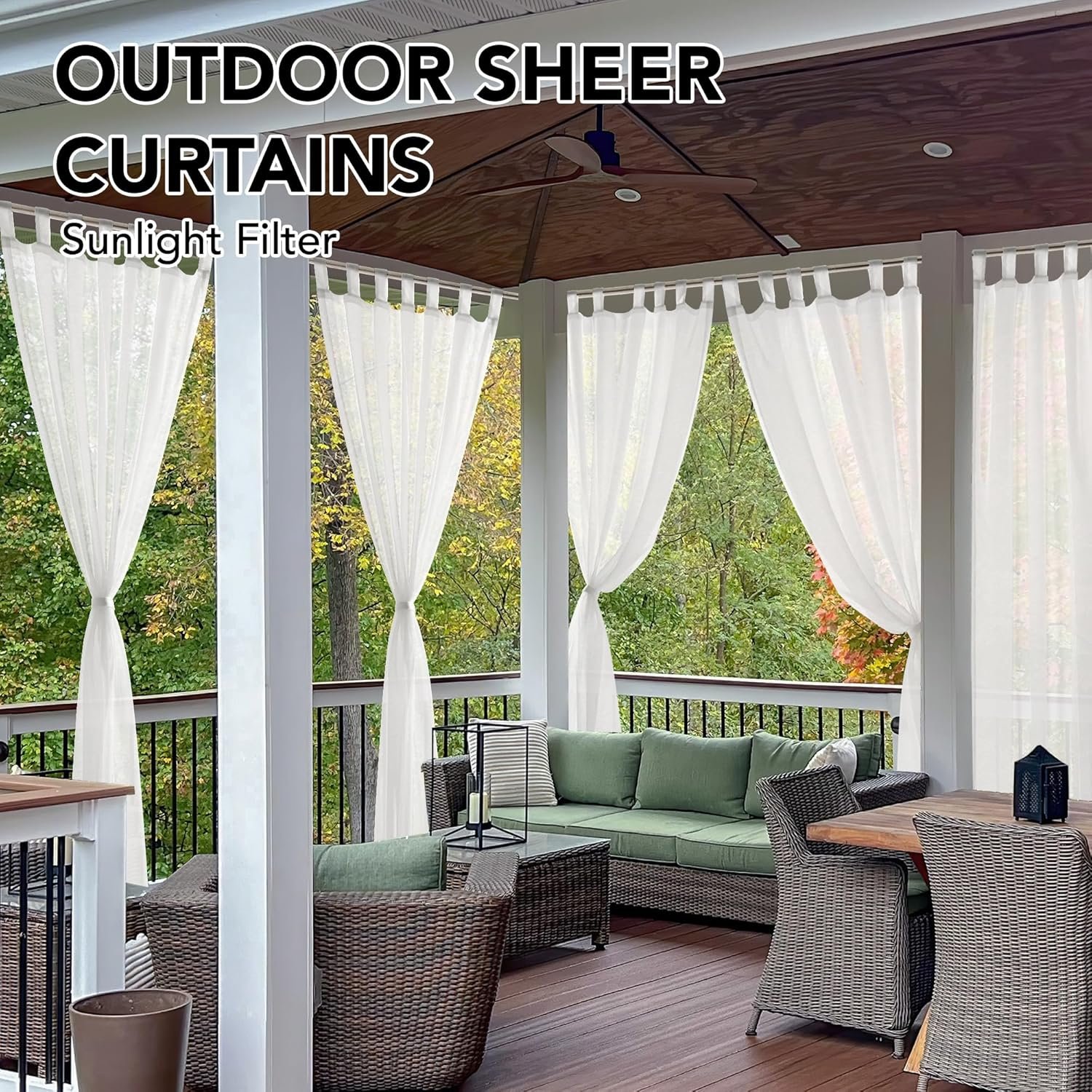 1750445098 deconovo waterproof sheer curtains faux linen white for patio balcony bedroom indoor and outdoor privacy light filtering，white，54x96 inch.jpg