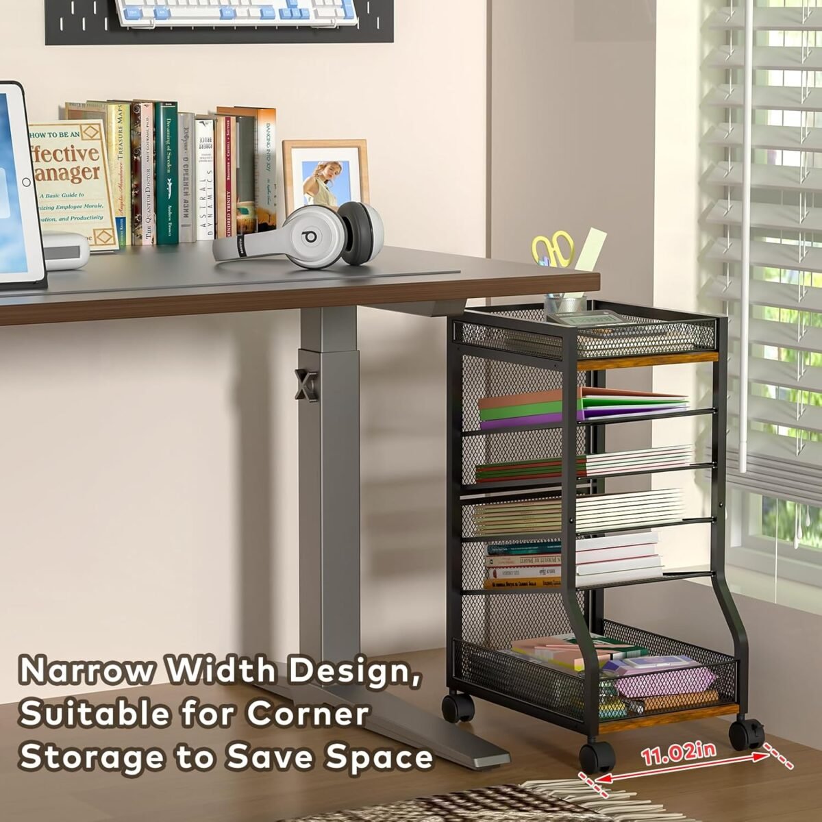 1750464470 keomaisyto 6 tier standing file organizer for office organization under desk file holder with sliding mesh paper letter trays slim rolling file cart with wheels for homeofficestudy.jpg
