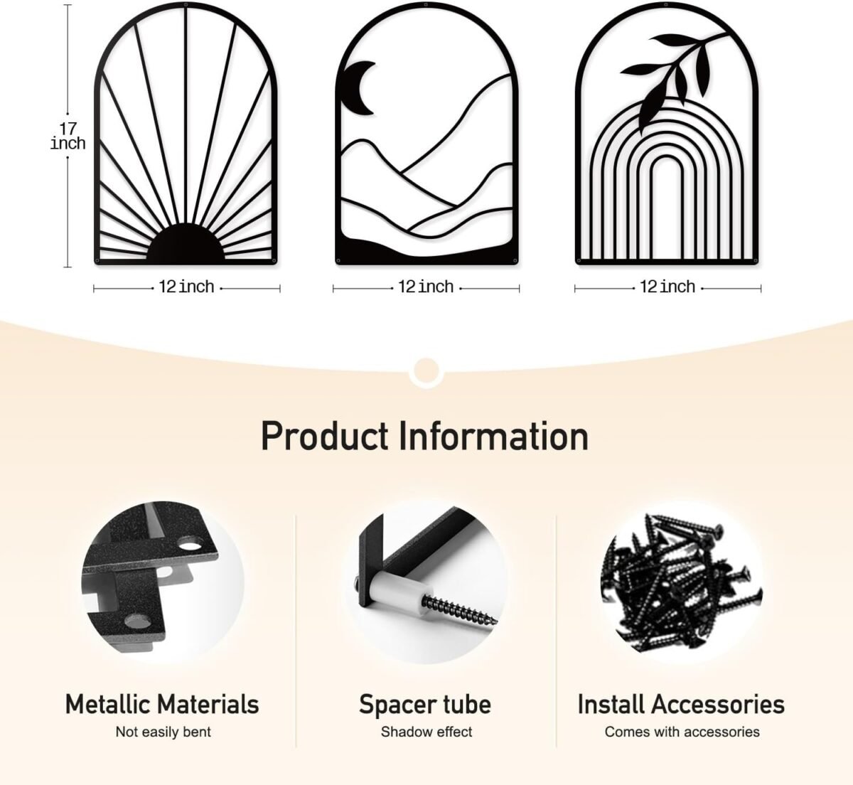 1750473607 sokurdeg boho metal wall decor black minimalist line wall art bohemian wall hanging for bedroom bathroom living room 3 pack 12 x 17 in.jpg