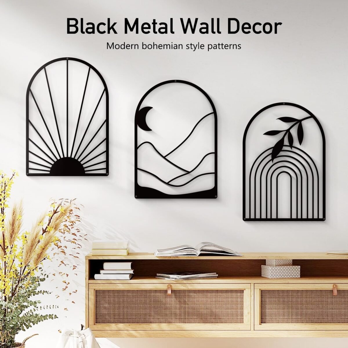 1750473608 sokurdeg boho metal wall decor black minimalist line wall art bohemian wall hanging for bedroom bathroom living room 3 pack 12 x 17 in.jpg
