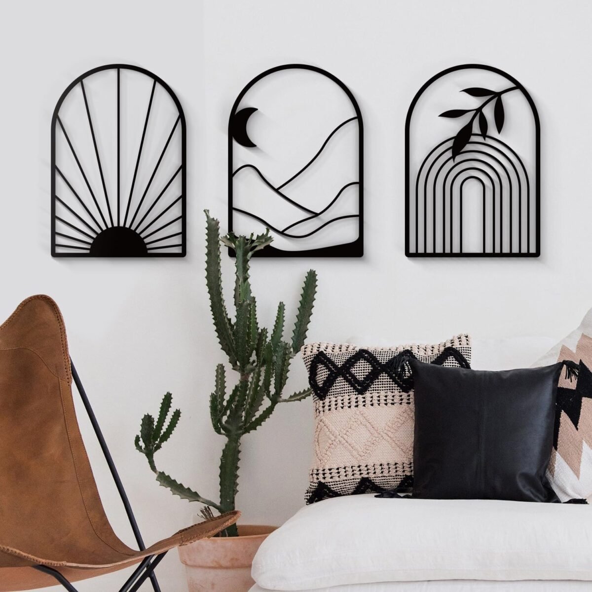 1750473610 sokurdeg boho metal wall decor black minimalist line wall art bohemian wall hanging for bedroom bathroom living room 3 pack 12 x 17 in.jpg