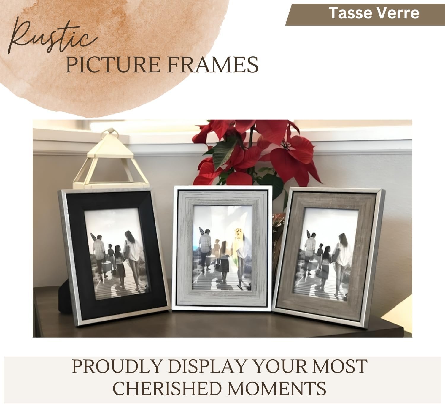 1750503216 tasse verre 8x10 rustic picture frames 3 pack distressed farmhouse decor industrial style ready to hang or stand up galvanized vintage metal look wwood insert.jpg