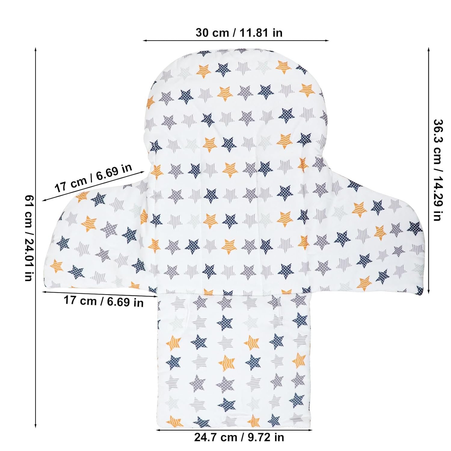 1750538152 for ikea high chair cushion high chair pad for ikea antilop highchair cotton non slip soft baby sitting more comfortable colorful stars.jpg