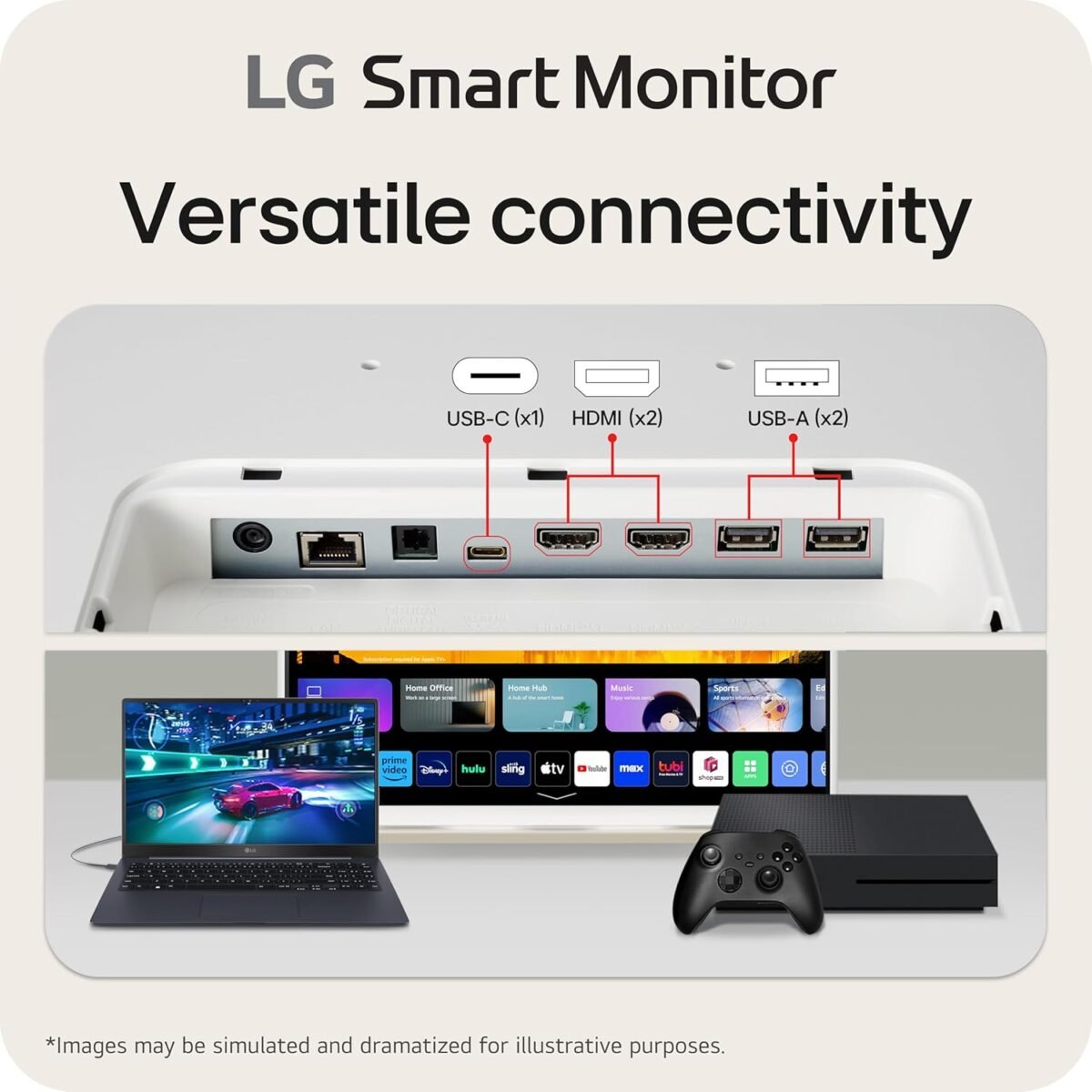1750558291 lg 32sr70u w 32 inch 4k uhd smart monitor with ips display webos 23 usb type c speakers x2 hdr 10 airplay 2 screen share bluetooth remote white.jpg