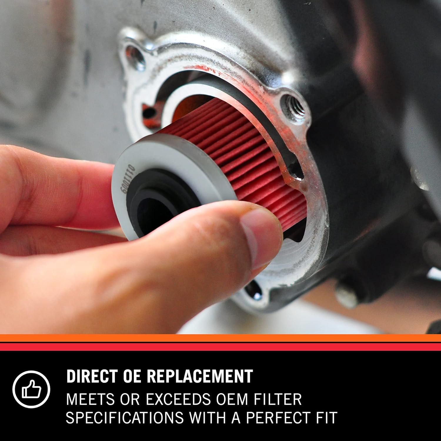 1750562095 kn motorcycle oil filter high performance premium designed to be used with synthetic or conventional oils wrench off nut fits select honda kawasaki polaris yamaha vehicles kn 303.jpg