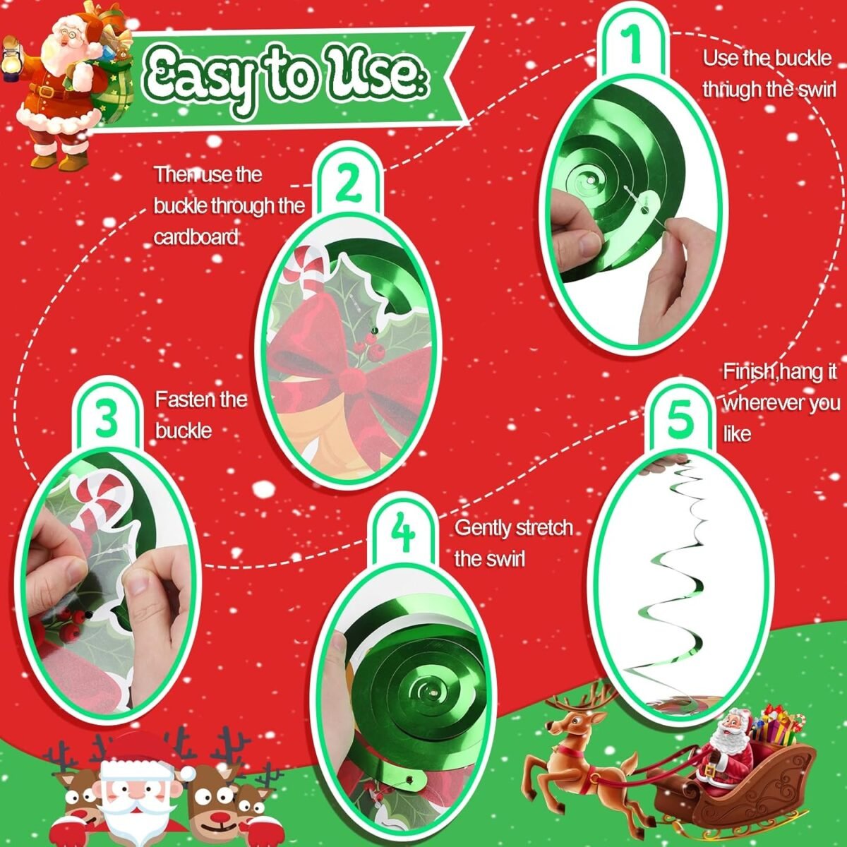 1750577848 ccinee 36pcs christmas hanging foil swirls xmas hanging decoration christmas foil ceiling hanging swirls for indoor outdoor christmas holiday party supplies.jpg