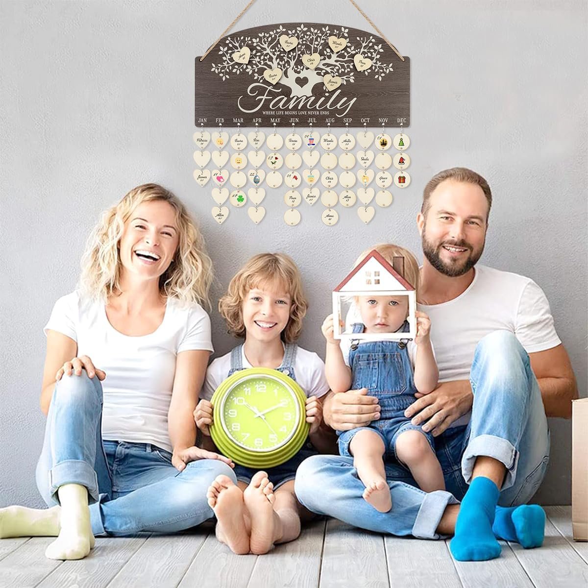 1750601811 chditb personalized family tree birthday reminder board16x8 wooden family birthday tracker wall hanging with 100 tags diy birthday gifts for mother grandma friends family.jpg