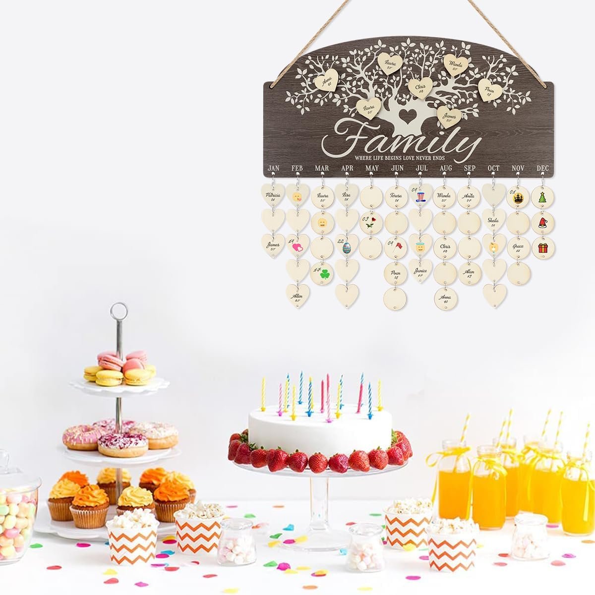 1750601812 chditb personalized family tree birthday reminder board16x8 wooden family birthday tracker wall hanging with 100 tags diy birthday gifts for mother grandma friends family.jpg