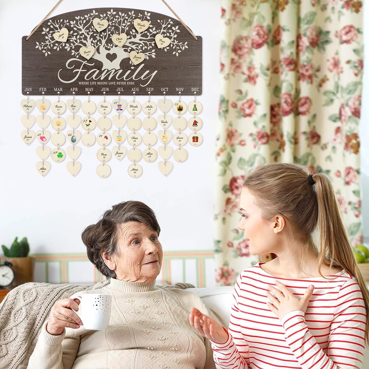 1750601813 chditb personalized family tree birthday reminder board16x8 wooden family birthday tracker wall hanging with 100 tags diy birthday gifts for mother grandma friends family.jpg