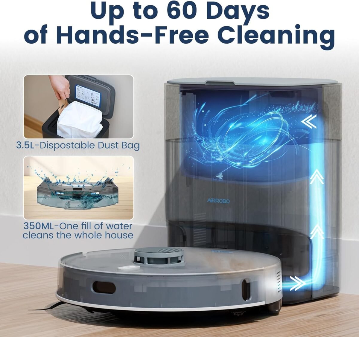 1750609394 airrobo t25 robot vacuum and mop combo 5500pa suction pet area smart boost carpet detection tangle free brush lds mapping app control 3.5l self empty bin for hard floors carpets pet hair.jpg