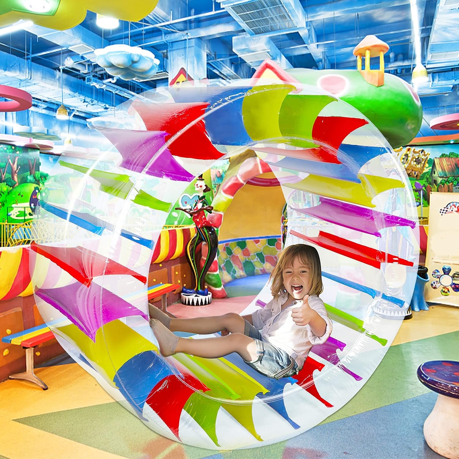 1750619726 zcaukya giant inflatable wheel roller colorful water rolling wheel float for kids summer swimming pool parties rolling on the lawn indoor outdoor fun toys for games supplies.jpg