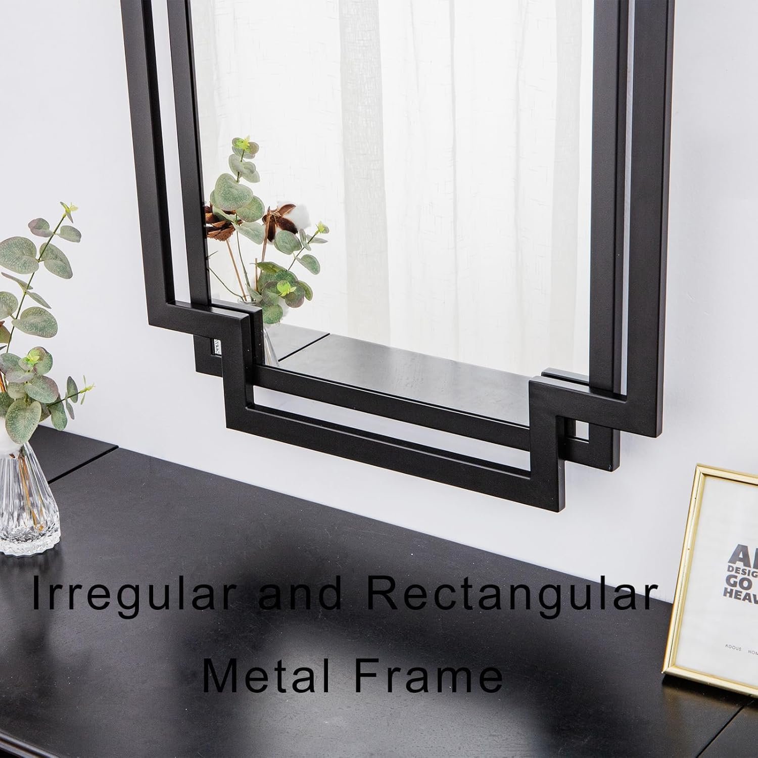 1750647102 black decorative mirror for wall decor 24 x 36 large elegant living room mirror with irregular and rectangular metal frame contemporary bathroom mirror above sink.jpg