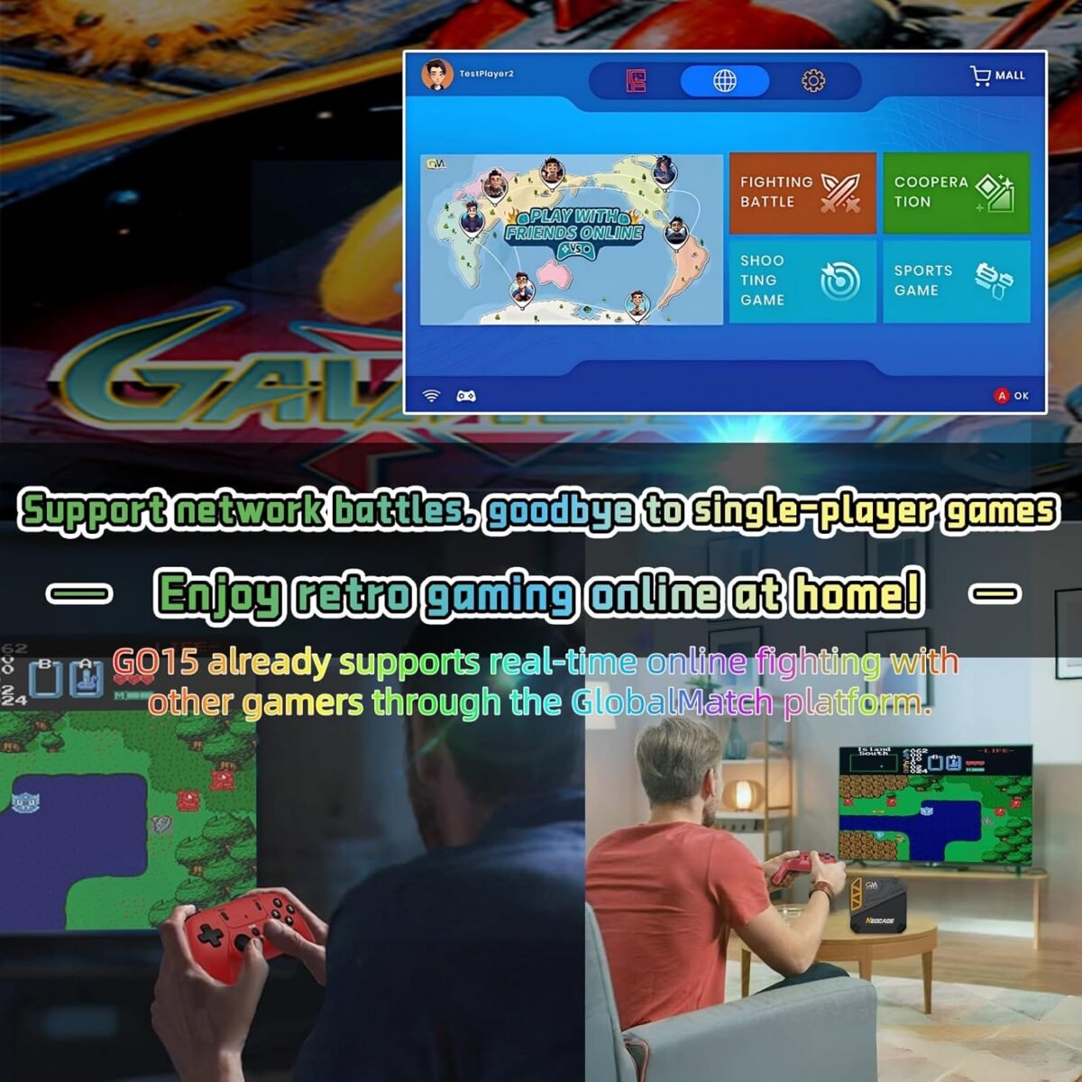 1750671894 neocade retro gaming console built in 30 officially licensed games 9 emulators 30000 classic games hdmi dual 2.4g wireless controllers plug play tv video gaming console.jpg