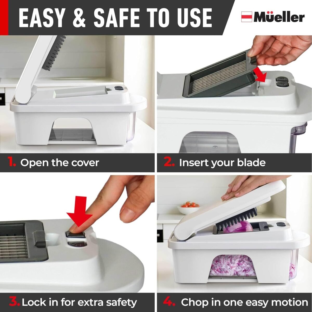 1750675690 mueller pro series all in one 12 blade mandoline slicer for kitchen food chopper vegetable slicer and spiralizer cutter dicer grater kitchen gadgets sets with container white sandgray.jpg