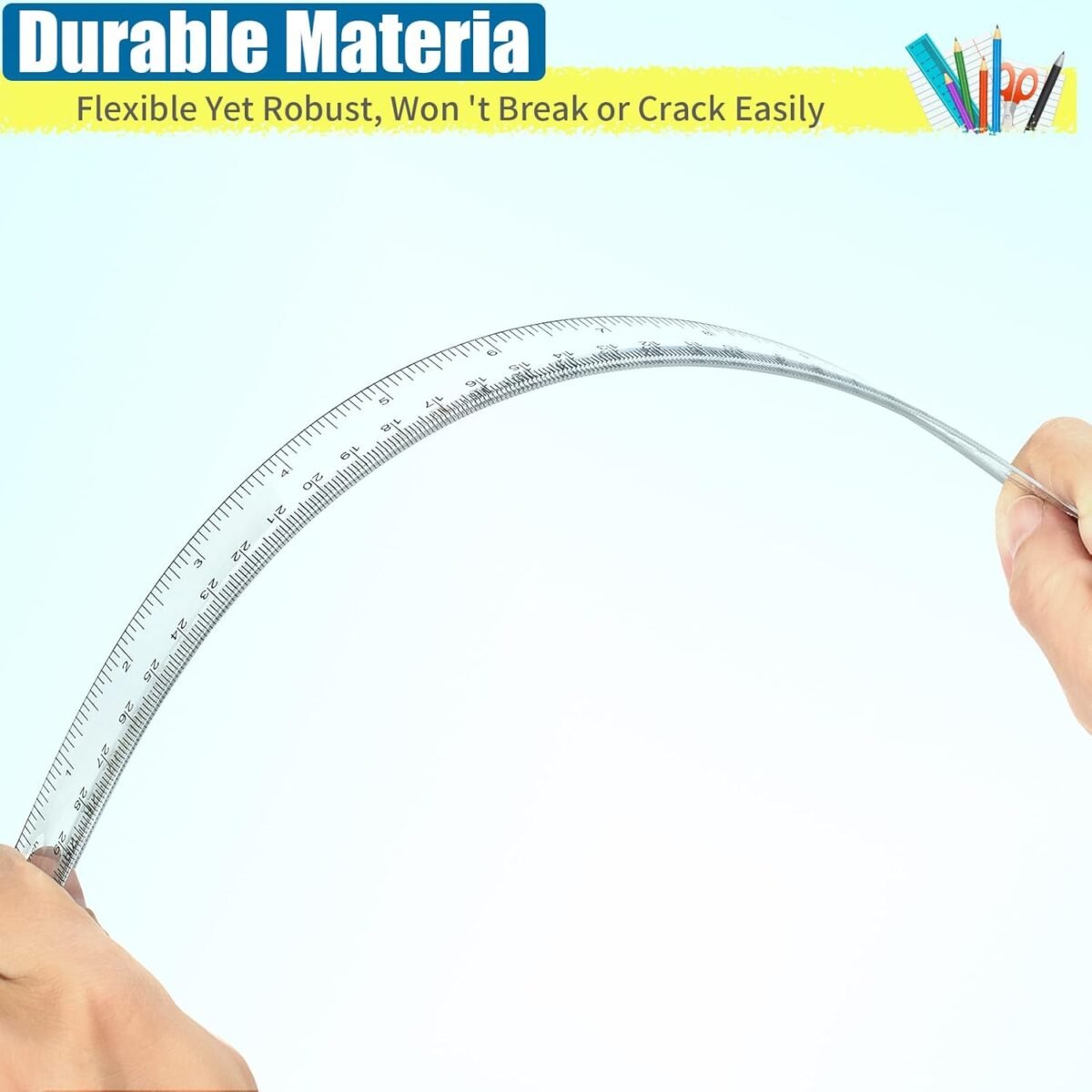 1750684336 32 pack clear ruler 12 inch bulk with centimeters and millimeters metric rulers measuring drawing tool for kids ideal back to school office home supplies.jpg