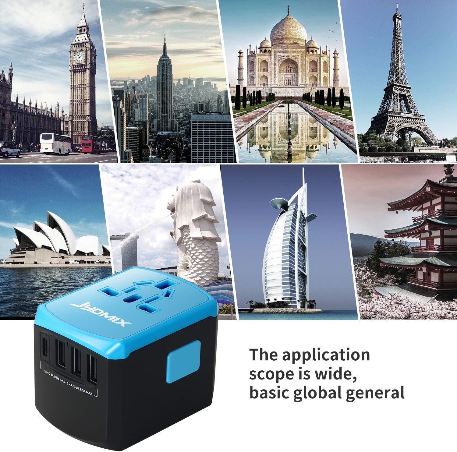 1750686935 all in one universal usb travel power adapter with 3 usb port and type c international wall charger worldwide ac power plug 8 pin ac socket for multi nation travel uk eu au asia.jpg