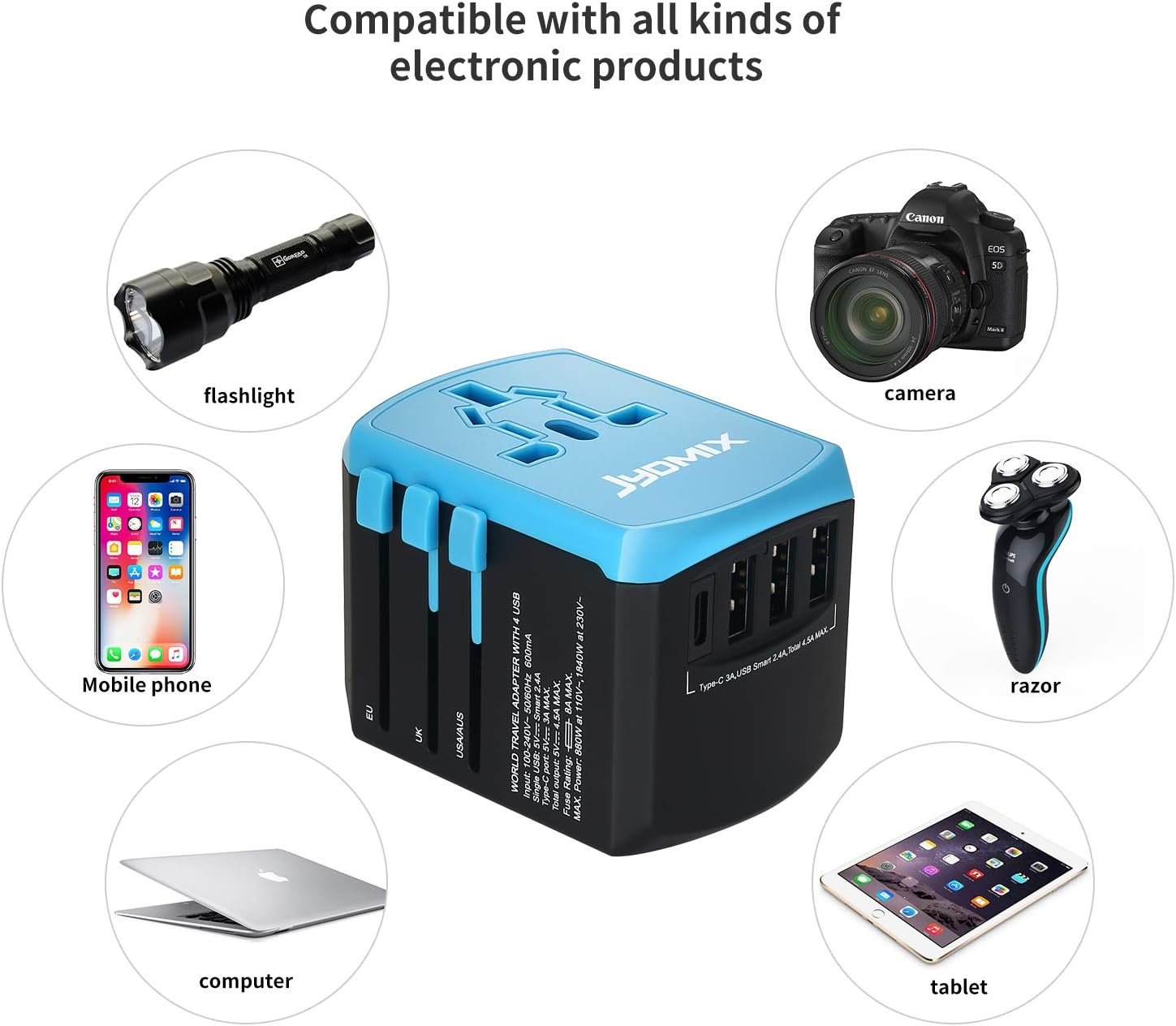 1750686936 all in one universal usb travel power adapter with 3 usb port and type c international wall charger worldwide ac power plug 8 pin ac socket for multi nation travel uk eu au asia.jpg