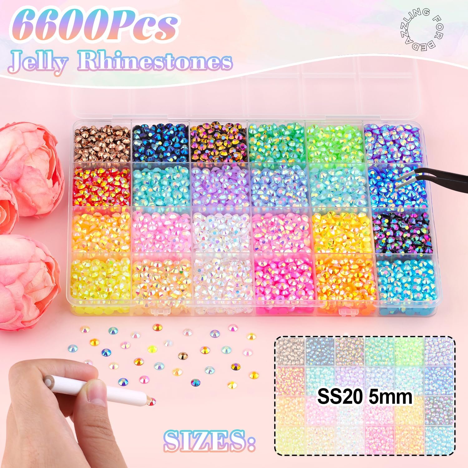 1750691530 6600pcs mixed color resin rhinestones for crafting 5mm non hotfix flatback gems bedazzling crystal for diy crafts clothing tumblers mugs shoes fabric decor nail art.jpg