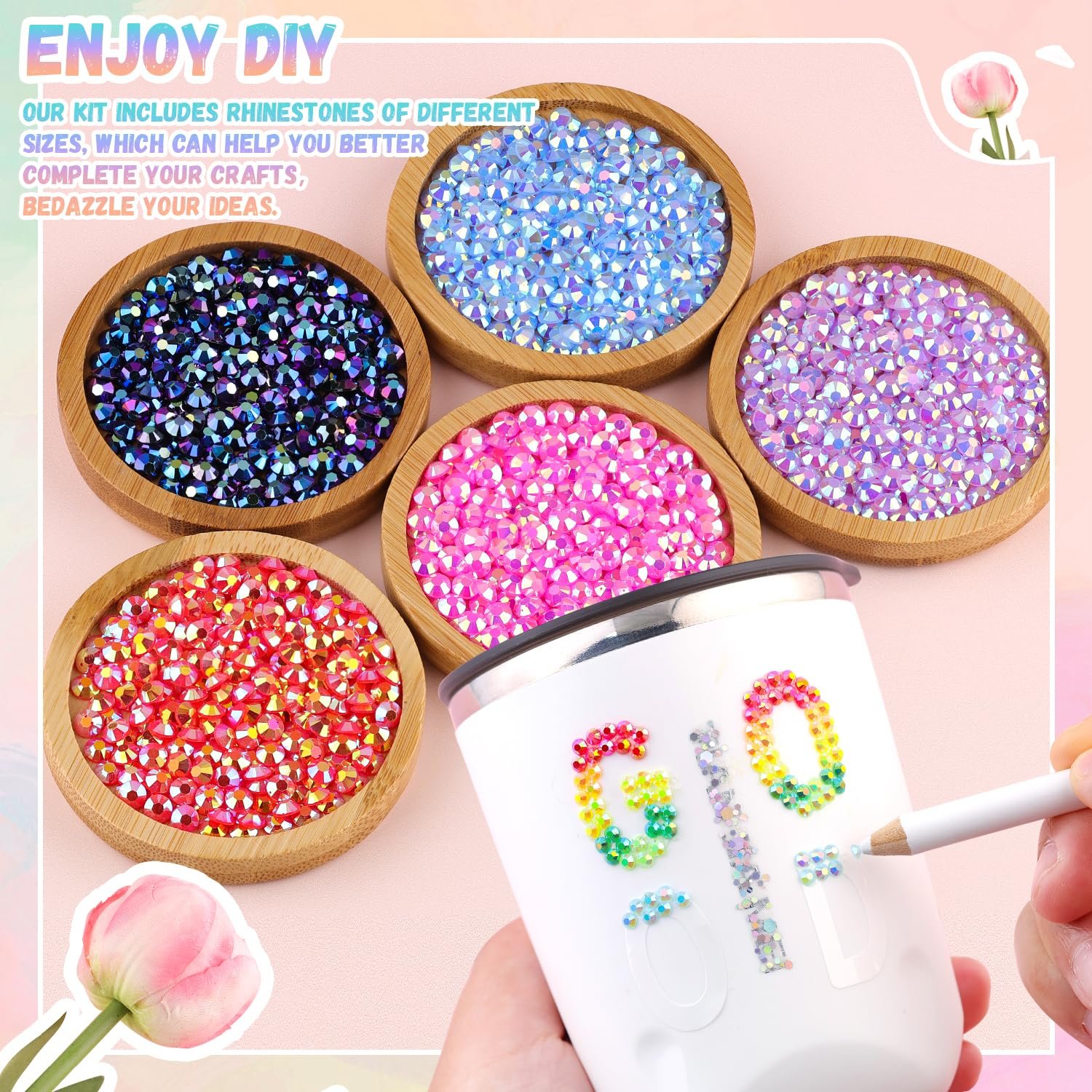 1750691531 6600pcs mixed color resin rhinestones for crafting 5mm non hotfix flatback gems bedazzling crystal for diy crafts clothing tumblers mugs shoes fabric decor nail art.jpg