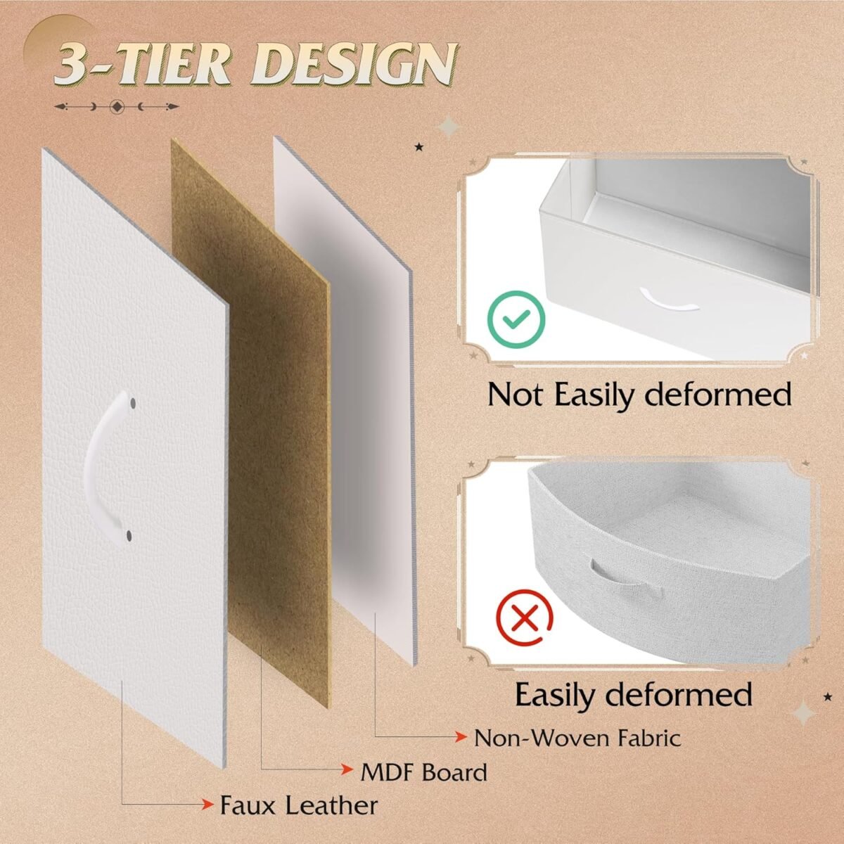1750707389 wlive dresser with 3 drawers fabric nightstand cabinet with wheels organizer storage dresser for bedroom office entryway closets sturdy steel frame wood top easy pull handle white.jpg