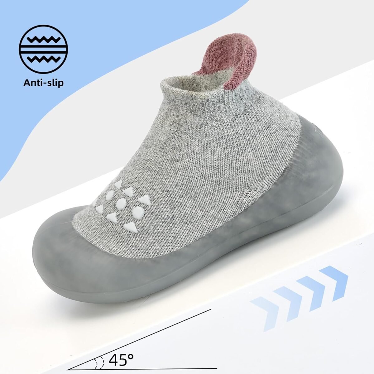 1750711448 infant walking shoes baby sock shoes with soft rubber sole non slip toddler slippers for boys and girls breathable sneakers.jpg