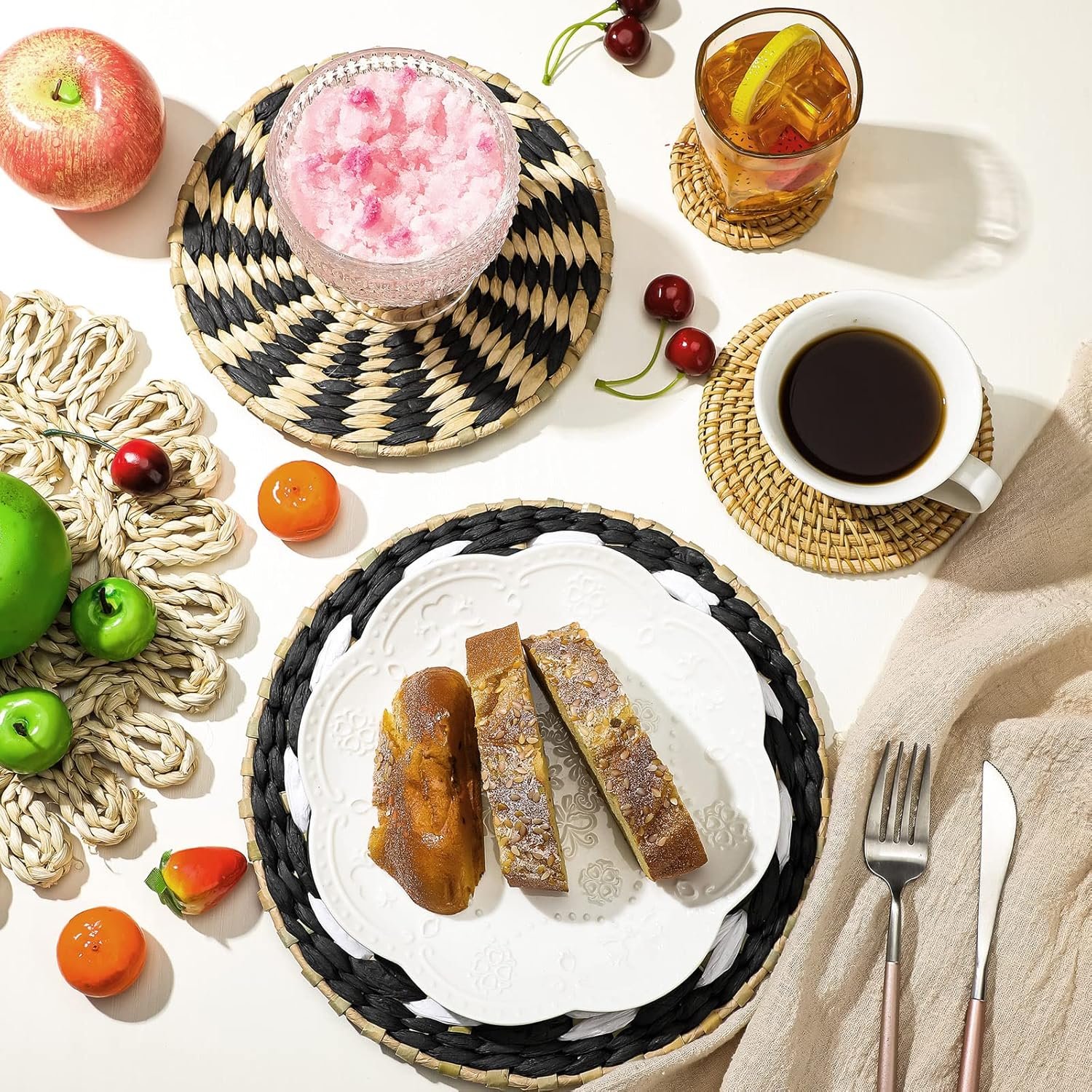 1750719942 tatuo 11 pcs boho wall basket decor decorative bulrush woven basket wall decor art round farmhouse hanging baskets for kitchen rustic home summer decorations multi sizesboho.jpg