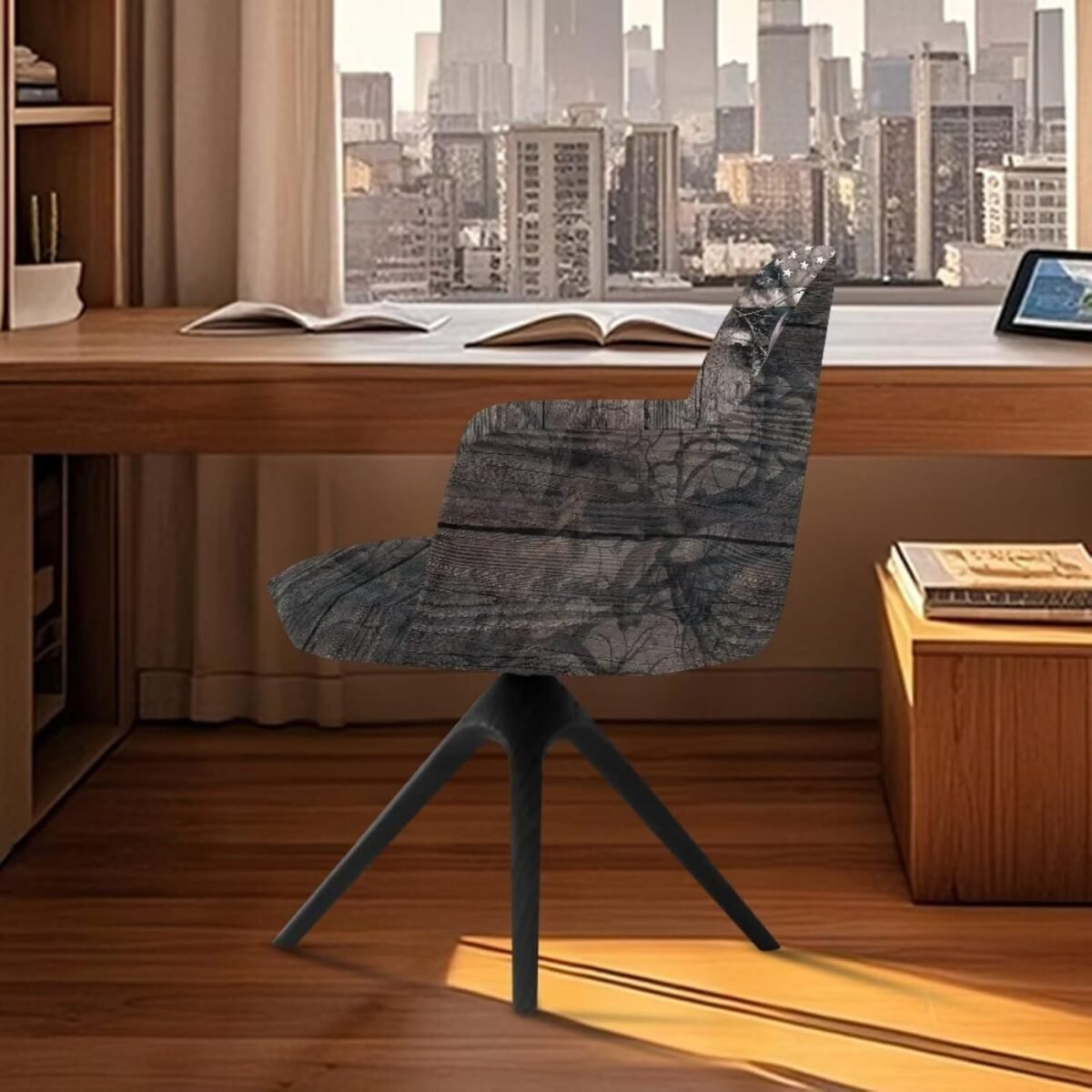1750733616 elk hunting american flag wood print swivel armchair accent dining chair cover for office anti slip dining chair slipcovers stretch bar stools covers for bedroom dining room hotel.jpg