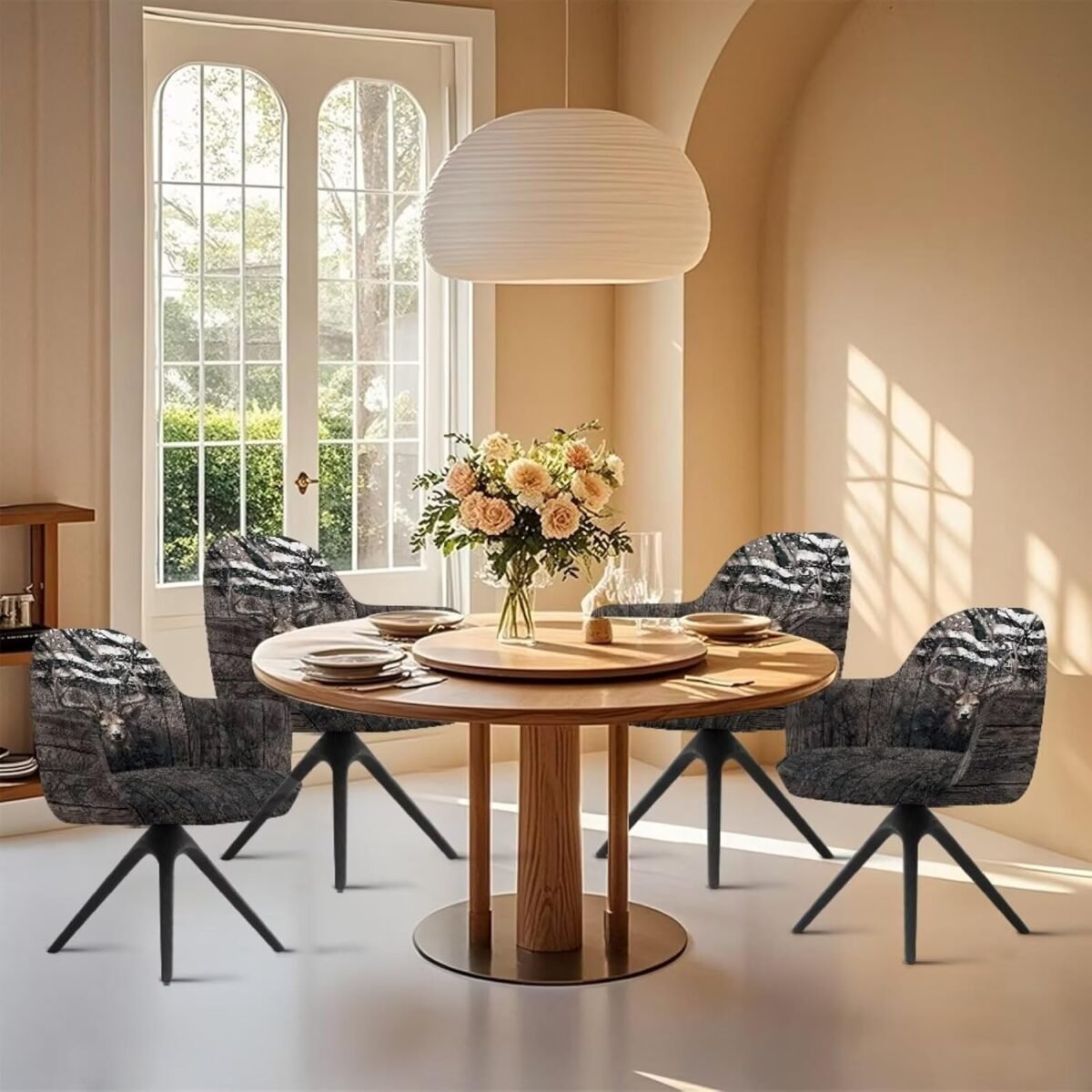 1750733618 elk hunting american flag wood print swivel armchair accent dining chair cover for office anti slip dining chair slipcovers stretch bar stools covers for bedroom dining room hotel.jpg