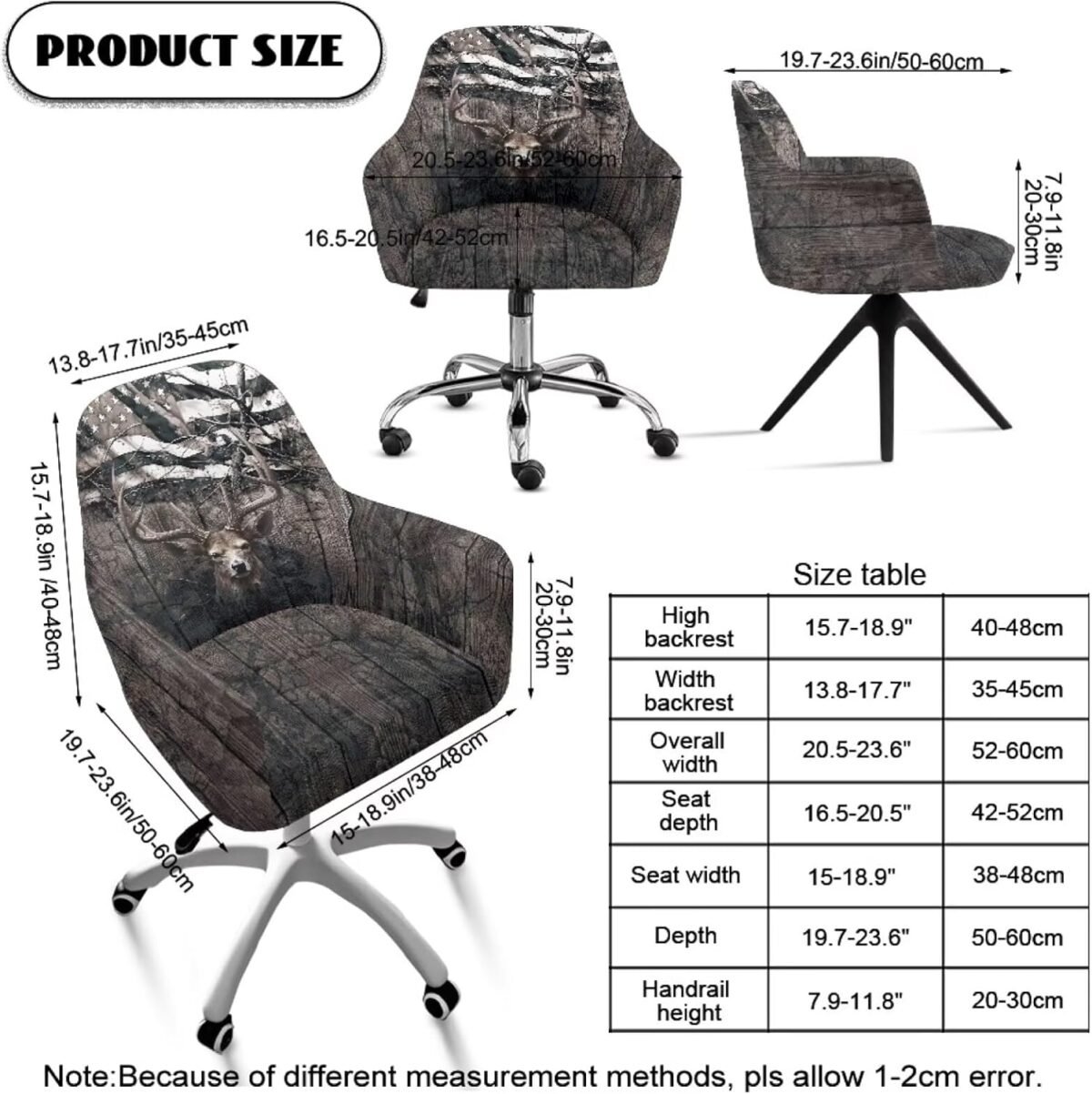 1750733624 elk hunting american flag wood print swivel armchair accent dining chair cover for office anti slip dining chair slipcovers stretch bar stools covers for bedroom dining room hotel.jpg