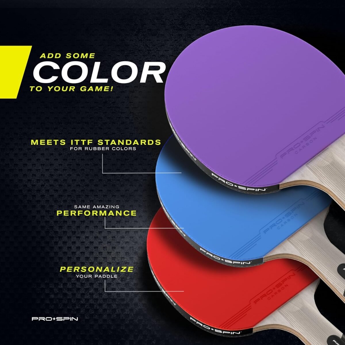 1750733712 pro spin ping pong paddles professional level table tennis rackets with carbon fiber for superior control 7 ply blade premium rubber 2.0mm sponge includes protector case.jpg