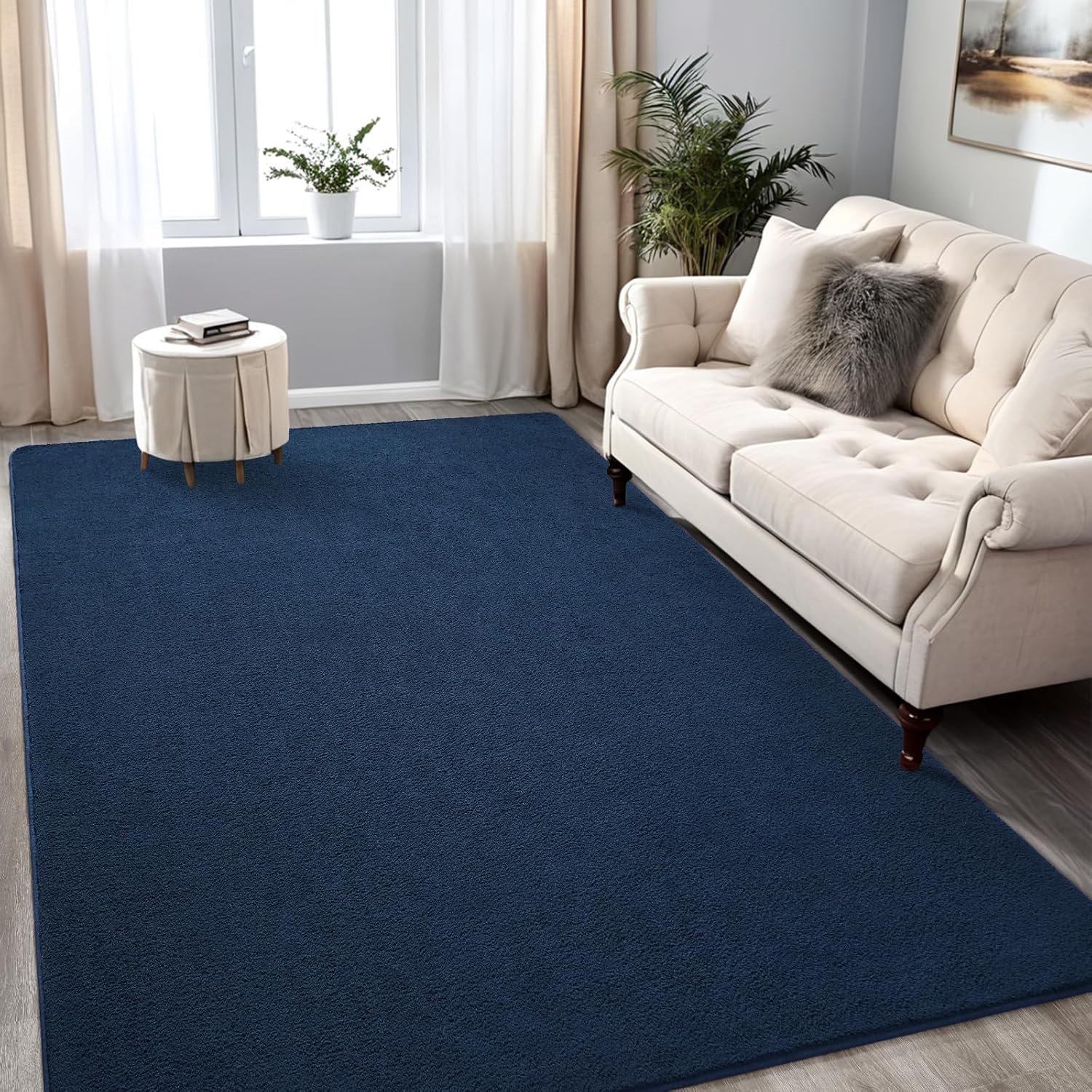 1750747829 rugs for bedroom living room 5x7 ft navy blue area rug washable memory foam indoor carpet modern aesthetic minimalist non slip carpets for boys girls adults home decor.jpg