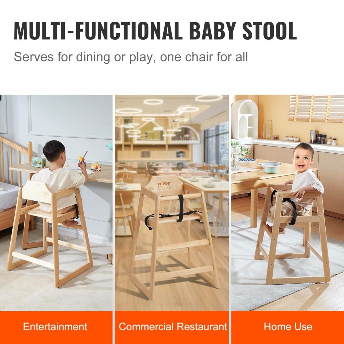 1750755431 vevor wooden high chair for babies toddlers double solid wood feeding chair eat grow portable high chair easy to clean baby booster seat compact toddler chair natural.jpg