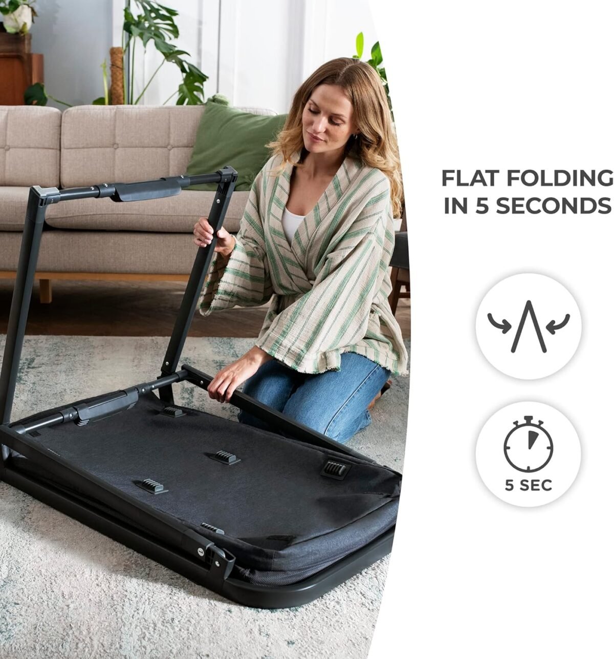 1750755615 kinderkraft sofi portable travel crib for baby convertible sleeping cot 4 in 1 with easy to pack playpen comfortable bassinet mattress and an additional cradle function.jpg