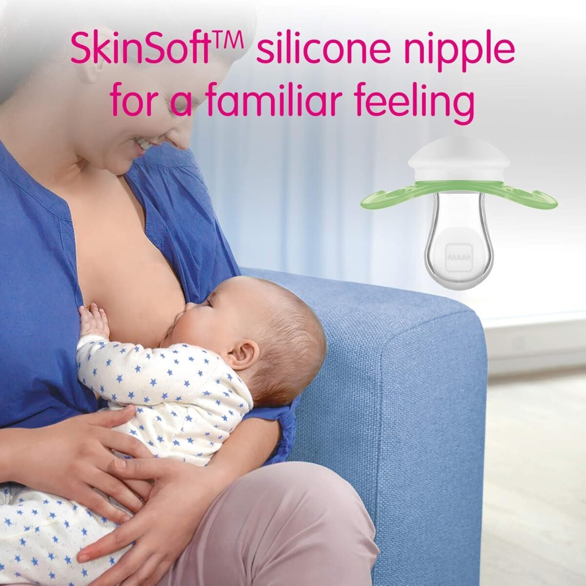 1750755751 mam original baby pacifier nipple shape helps promote healthy oral development curved shield to protect skinclearboy 0 6 3 count pack of 1.jpg