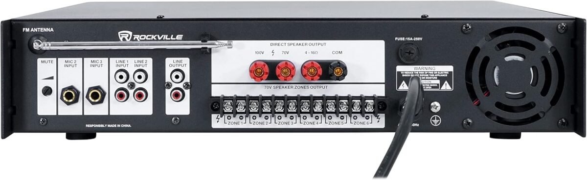 1750894108 rockville rcs650 6 650 watt 6 zone 70v commercial amplifier bluetooth multi zone control usbsd player perfect for restaurants and offices.jpg