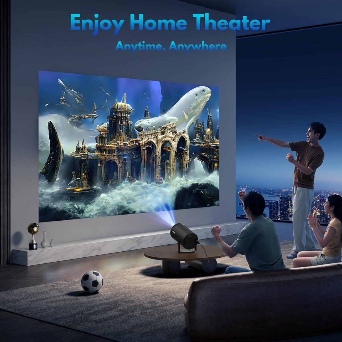 1750915583 built in apps projector 1080p fhd 4k support smart projector with wifi 6 and bluetooth auto keystone stereo speaker compatible with hdmitv stickusblaptop portable projector black.jpg